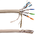 Кабель Lanmaster LAN-6ESFTP-HFLT-GY кат.6 S/FTP 4 пары 23AWG 100Om нг(А)-HF внутренний 305м серый