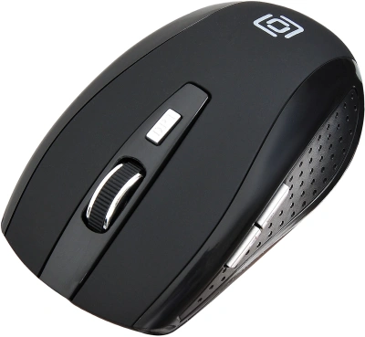 Мышь Оклик 455MW черный оптическая 1600dpi беспров. USB для ноутбука 6but (945818)