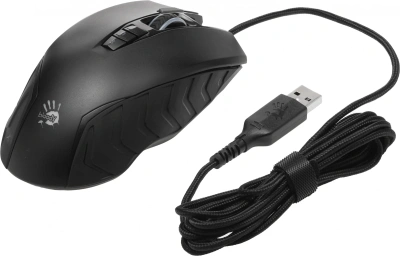 Мышь A4Tech Bloody J95s черный оптическая 8000dpi USB 9but (J95S STONE BLACK ACTIVATED)