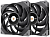 Вентилятор для корпуса Thermaltake Toughfan 12 120х120x25 черный 4-pin 22.3дБ (упак.:2шт) (CL-F082-PL12BL-A) Ret
