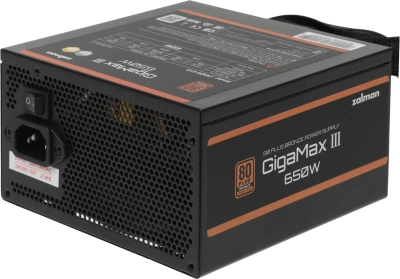 Блок питания Zalman ATX 650W ZM650-GV3 Gen.5 80+ bronze (20+4pin) APFC 120mm fan 6xSATA RTL