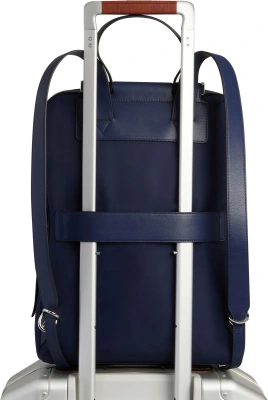 Рюкзак женский Piquadro Lyra CA4576W92T/BLU темно-синий нейлон/натур.кожа