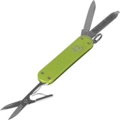 Нож перочинный Victorinox Classic SD Alox Lime Twist (0.6221.241G) 58мм 5функц. подар.коробка