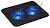 Подставка для ноутбука Buro BU-LCP156-B214 15.6"358x270x21мм 1xUSB 2x 140ммFAN 597г металлическая сетка/пластик черный