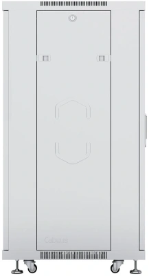 Шкаф коммутационный Cabeus (SH-05C-32U60/60) напольный 32U 600x600мм пер.дв.стекл металл 800кг серый 500мм 72.6кг 220град. 1610мм IP20 сталь