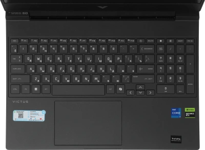 Ноутбук HP Victus 15-fa2309tx Core i7 13620H 24Gb SSD1Tb NVIDIA GeForce RTX5050 8Gb 15.6" IPS FHD (1920x1080) Windows 11 Home English silver WiFi BT Cam (C25MSPA)
