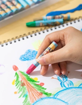 Масляная пастель Deli EC20114 Color Emotion шестигранные 18цв. пл.кор.