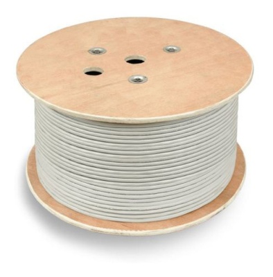 Кабель сетевой Buro BU-COP-052 UTP 4 пары cat.6 solid 0.52мм Cu 305м серый