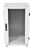 Шкаф коммутационный ЦМО (ШТК-М-18.6.6-1ААА-9005) напольный 18U 600x600мм пер.дв.стекл задн.дв.стал.лист 2 бок.пан. направл.под закл.гайки 270кг черный 455мм 48.6кг 180град. 960мм IP20 сталь