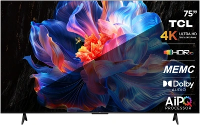 Телевизор LED TCL 75" 75P6K черный 4K Ultra HD 60Hz DVB-T DVB-T2 DVB-C DVB-S DVB-S2 USB WiFi Smart TV