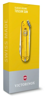 Нож перочинный Victorinox Classic SD Tuscan Sun (0.6223.T81G) 58мм 7функц. подар.коробка