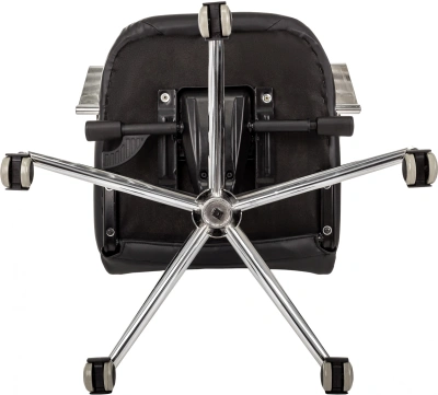 Кресло эргономичное Бюрократ CH-610SL-Lux черный экокожа крестов. металл хром