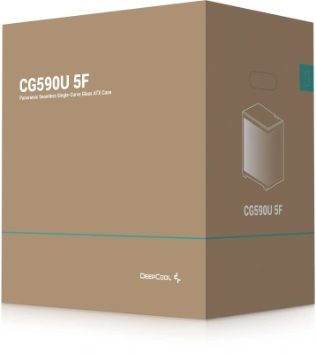 Корпус Deepcool CG590U 5F черный без БП ATX 11x120mm 2xUSB3.0 audio bott PSU