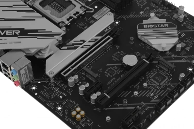 Материнская плата Biostar B760A-Silver  Soc-1700 Intel B760 4xDDR5 ATX AC`97 8ch(7.1) 2.5Gg RAID+VGA+HDMI+DP