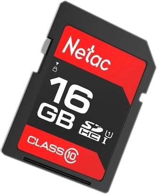 Флеш карта SDHC 16GB Netac NT02P600STN-016G-R P600 w/o adapter