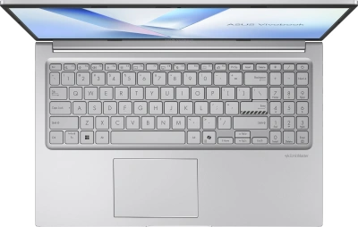 Ноутбук Asus Vivobook 15 X1504MA-BQ224 Core 5 320 8Gb SSD512Gb Intel Graphics 15.6" IPS FHD (1920x1080) без ОС silver WiFi BT Cam (90NB17I2-M01370)