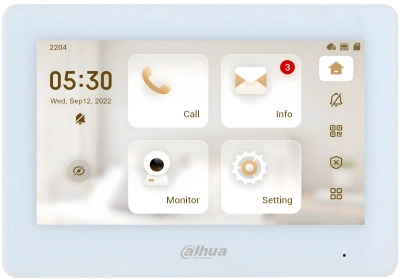 Видеодомофон Dahua DHI-VTH5421HW-W белый