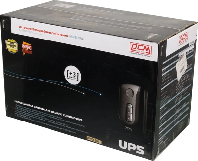 Источник бесперебойного питания Powercom Imperial IMP-1025AP 615Вт 1025ВА черный