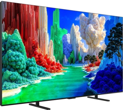 Телевизор QLED TCL 75" 75A400 Slim черный 4K Ultra HD 144Hz MEMC DVB-T DVB-T2 DVB-C DVB-S DVB-S2 USB WiFi Smart TV