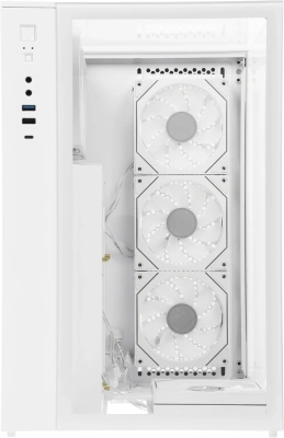 Корпус Formula Crystal Z9ML Floe белый без БП mATX 1xUSB3.0 1xUSB3.1 audio bott PSU