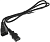 Шнур питания Hyperline PWC-IEC13-IEC14-1.0-BK C13-С14 проводник.:3x0.75мм2 1м 230В 10А (упак.:1шт) черный