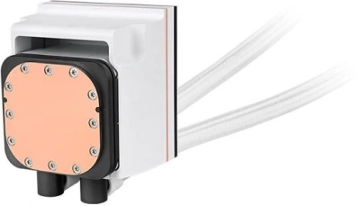 Система водяного охлаждения Thermaltake MAGFloe 360 Ultra Snow ARGB Soc-AM5/AM4/1200/1700/1851 белый 4-pin 30.6-32.5dB Al LCD 355W Ret (CL-W433-PL12SW-A)
