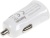 Автомобильное зар./устр. Hama H-183266 12W 2.4A USB для Apple белый (00183266)