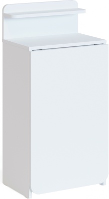 Стол для компьютера Сокол СП-19 складн. столешница ЛДСП белый каркас хром (00-00012723)