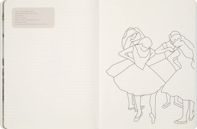 Блокнот Moleskine LIMITED EDITION CAHIER MUSEE D`ORSAY SKCAHXL6911S5NL XLarge 190х250мм обложка картон 176стр. линейка мягкая обложка синий