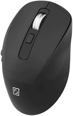 Мышь Оклик 601MW черный оптическая 4800dpi беспров. BT/Radio USB 8but (1885438)