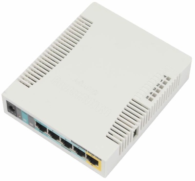 Роутер беспроводной MikroTik RB951UI-2HND N300 10/100BASE-TX белый