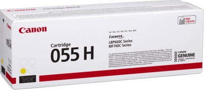 Картридж лазерный Canon 055HY 3017C002/004 желтый бар.в компл. (5900стр.) для Canon LBP663Cdw/LBP664Cx/MF746Cx/MF742Cdw/MF744Cdw