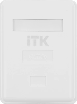 Розетка ITK CS2-1C5EU-12 настен. RJ45 1 кат.5E UTP бел.