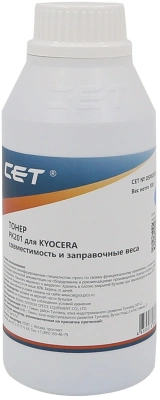 Тонер Cet PK201 OSP0201C-100 голубой бутылка 100гр. для принтера Kyocera ECOSYS P6030cdn/M6026cdn
