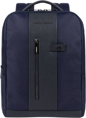 Рюкзак мужской Piquadro Brief2 CA4818BR2/BLU синий нейлон/натур.кожа