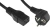 Шнур питания ITK PC-C19D-2M C19-Schuko проводник.:3x1.5мм2 2м 230В 16А черный