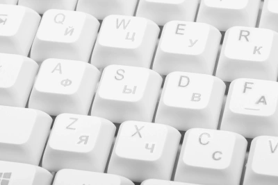 Клавиатура Acer OKW301 белый USB Multimedia (ZL.KBDCC.01B) кабель 1.8м