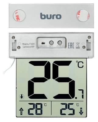 Термометр Buro P-6041 серебристый