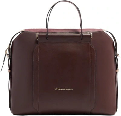 Сумка женская Piquadro Circle CA4577W92/BORO с отделением для ноутбука 14" сливовая натур.кожа
