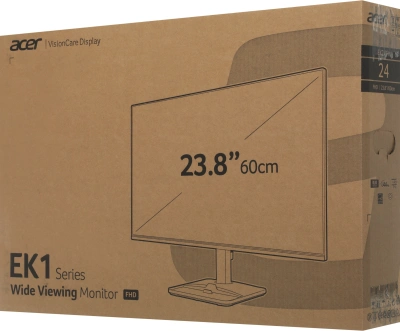 Монитор Acer 23.8" EK241YP0bmix черный VA LED 1ms 16:9 HDMI M/M матовая 250cd 178гр/178гр 1920x1080 144Hz FreeSync VGA FHD 2.68кг