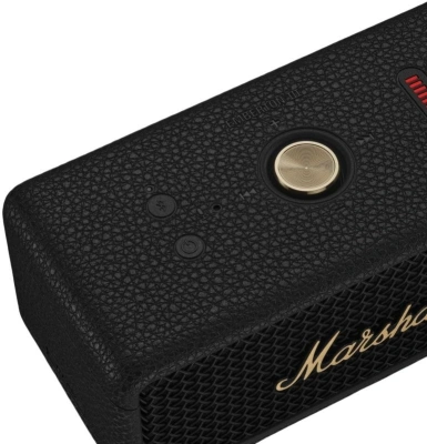 Колонка порт. Marshall Emberton III черный/золотистый 20W 2.0 BT 100м (EMBERTON III BLACK)