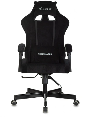 Кресло игровое Knight Terminator черный Light-20 крестов. металл