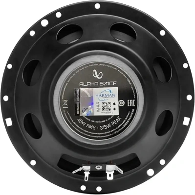 Колонки автомобильные Infinity Alpha 601CF (без решетки) 315Вт 91дБ 4Ом 16см (6.5дюйм) (ком.:4кол.) компонентные двухполосные