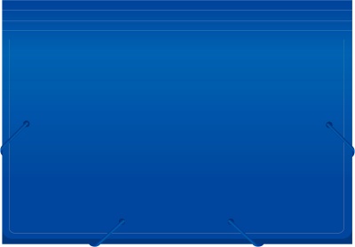 Портфель Бюрократ -BPR6BLUE 6 отдел. A4 пластик 0.7мм синий