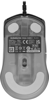 Мышь Steelseries Rival 3 Gen 2 черный оптическая 8500dpi USB 5but (62515)