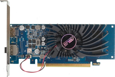 Видеокарта Asus PCI-E 3.0 GT1030-2G-BRK NVIDIA GeForce GT 1030 2Gb 64bit GDDR5 1228/6008 HDMIx1 DPx1 HDCP Ret low profile