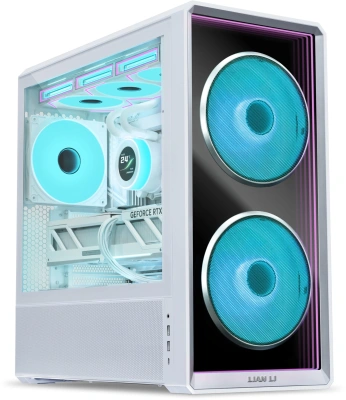 Корпус Lian-Li Lancool 217 Inf белый без БП ATX 9x120mm 2x140mm 2xUSB3.0 audio bott PSU