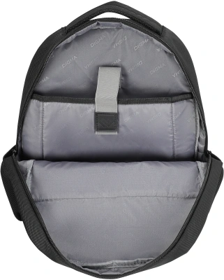 Рюкзак для ноутбука 15.6" Digma Stash S1 черный полиэстер (DGBP15S1BK)