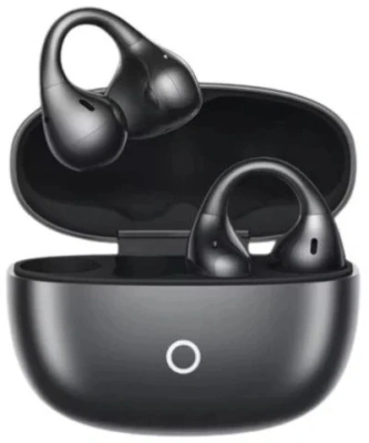 Гарнитура накладные Realme Buds Clip черный беспроводные bluetooth клипса (6941764477667)