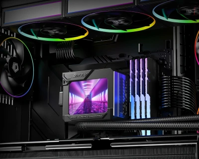 Система водяного охлаждения ID-Cooling DL360 Max ARGB Soc-AM5/AM4/1200/1700/1851 черный 4-pin 14-31.2dB Al LCD 350W Ret